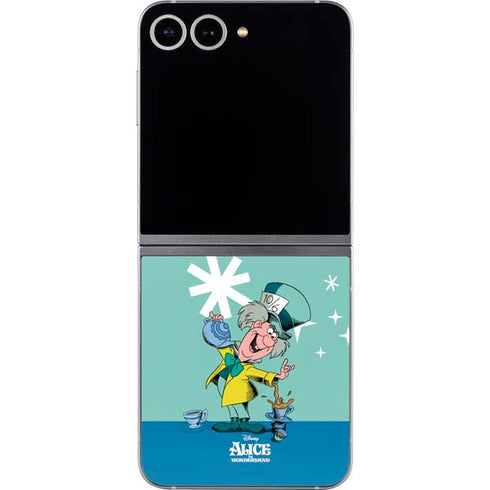 Disney Alice in Wonderland Mad Hatter Tea Party Galaxy Z Flip6 Skin